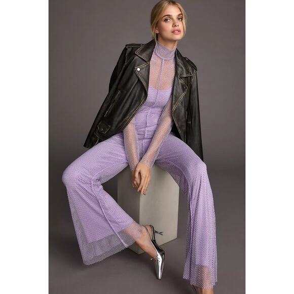 Sunday in Brooklyn Rhinestone Jumpsuit - New Large - Picture 4 of 5